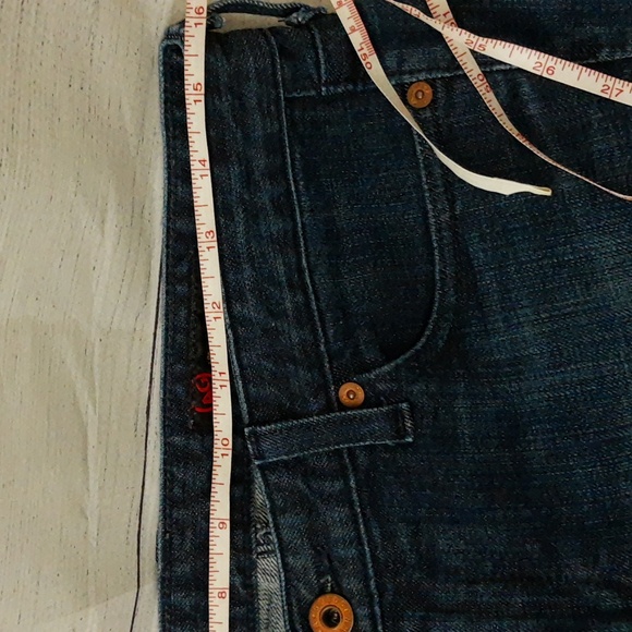 AG the Club Low Rise Bootcut Flare Medium Dark Wash Blue Denim Jeans 30R - Picture 5 of 15